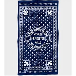 NEW Pendleton Navy Beach Spa Bath Towel